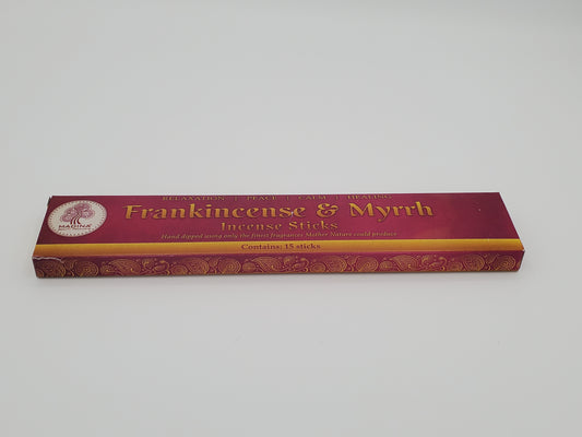 Exquisite Harmony: Elevate Your Space with Madina's Frankincense & Myrrh Incense Sticks