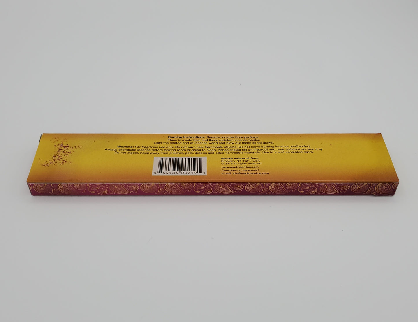 Exquisite Harmony: Elevate Your Space with Madina's Frankincense & Myrrh Incense Sticks