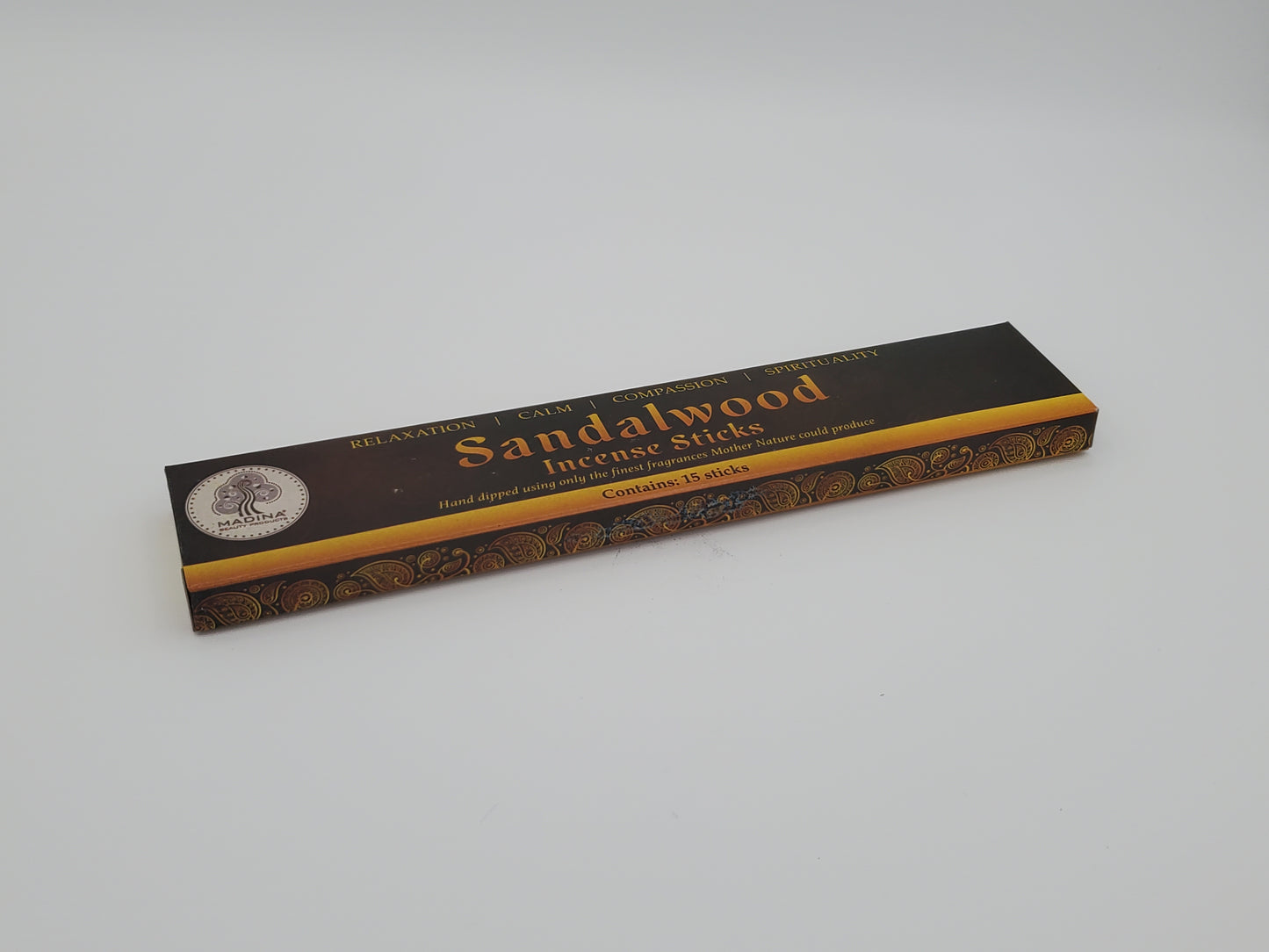 Sensual Serenity: Transform Your Atmosphere with Madina's Sandalwood Incense Sticks