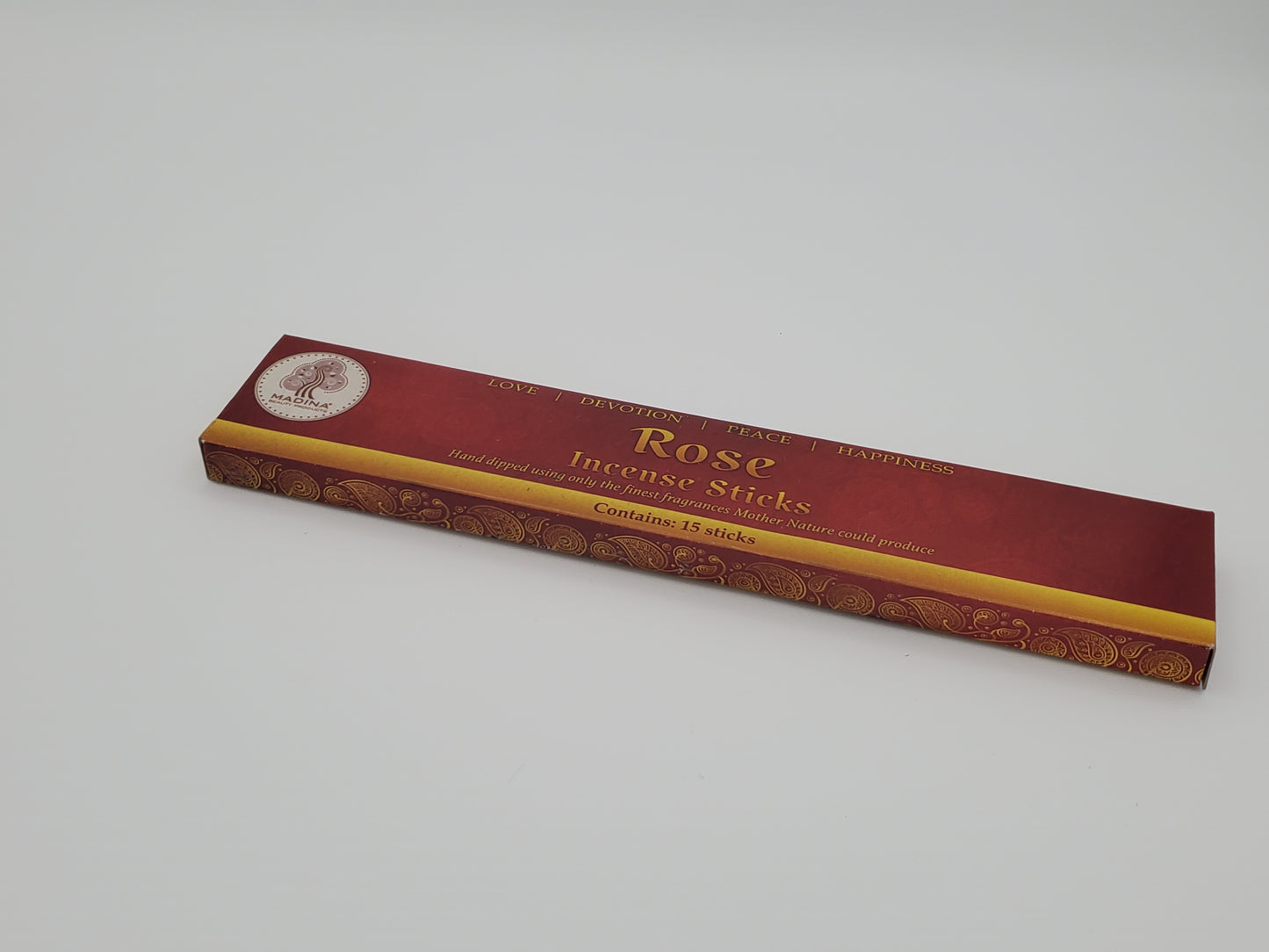 Radiant Rose Reverie: Elevate Your Space with Madina's Luxurious Rose Incense Sticks