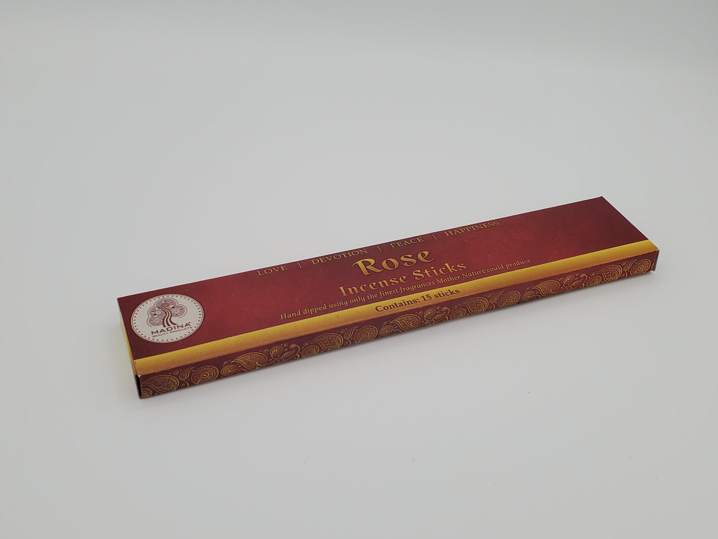 Radiant Rose Reverie: Elevate Your Space with Madina's Luxurious Rose Incense Sticks