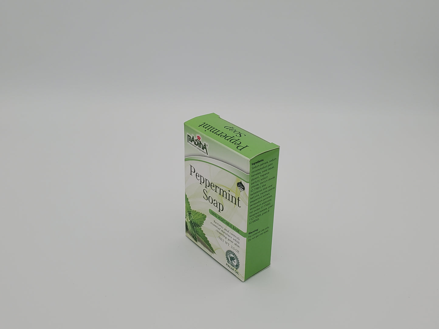 Peppermint Revive: Experience Freshness with Madina's 100% Vegetable Base Soap