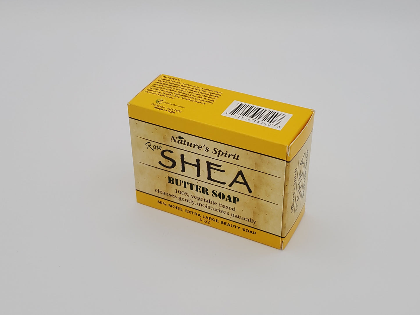 Shea Butter Elegance: Embrace Nature's Spirit with our 100% Vegetable-Based Raw Soap