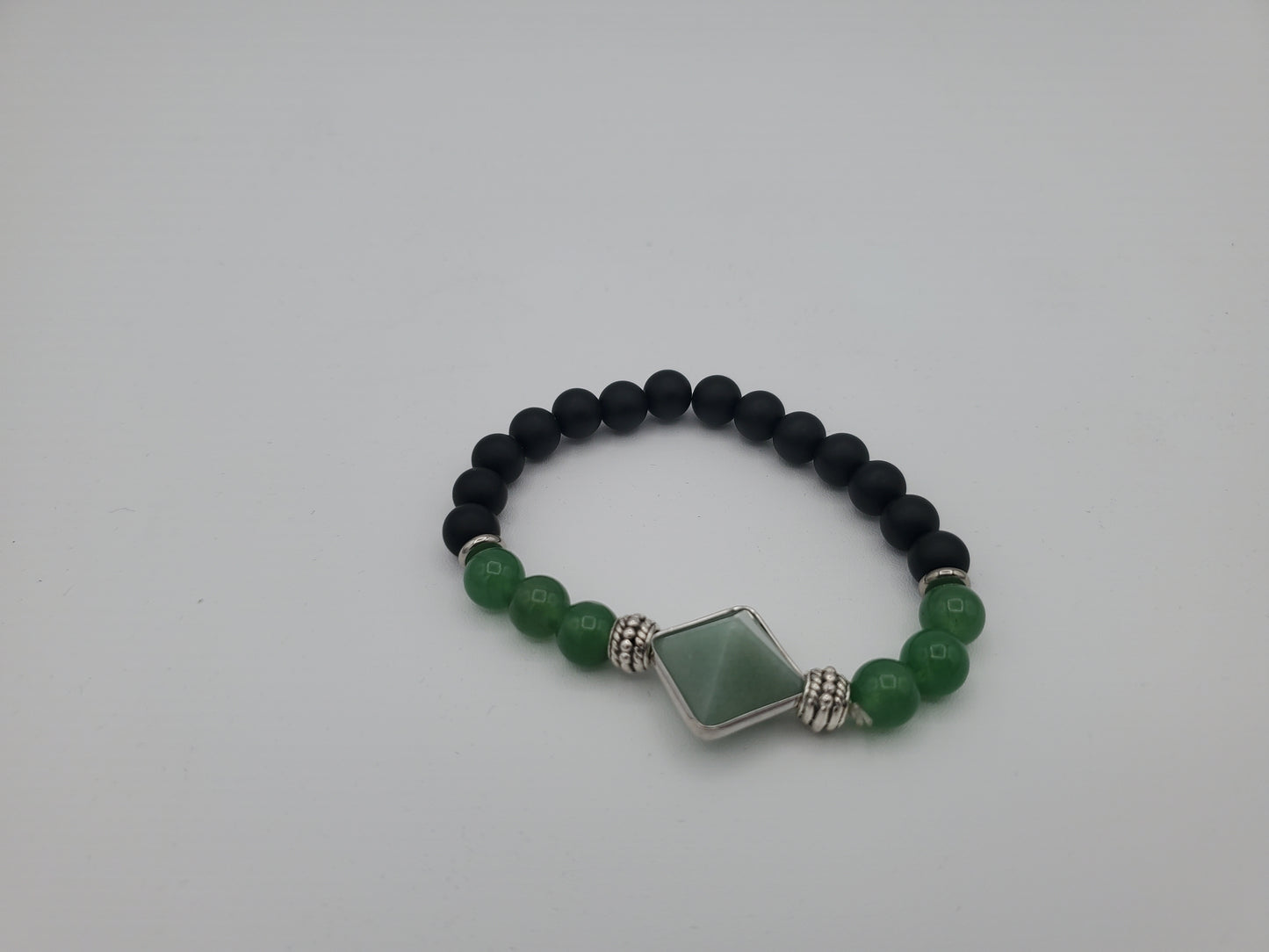 Boost Your Mood and Well-Being with Lava Stone and Green Jade Bracelet