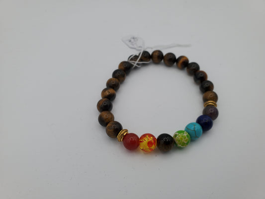 Elevate Your Energy and Balance with Tiger's Eye Chakra Healing Bracelet