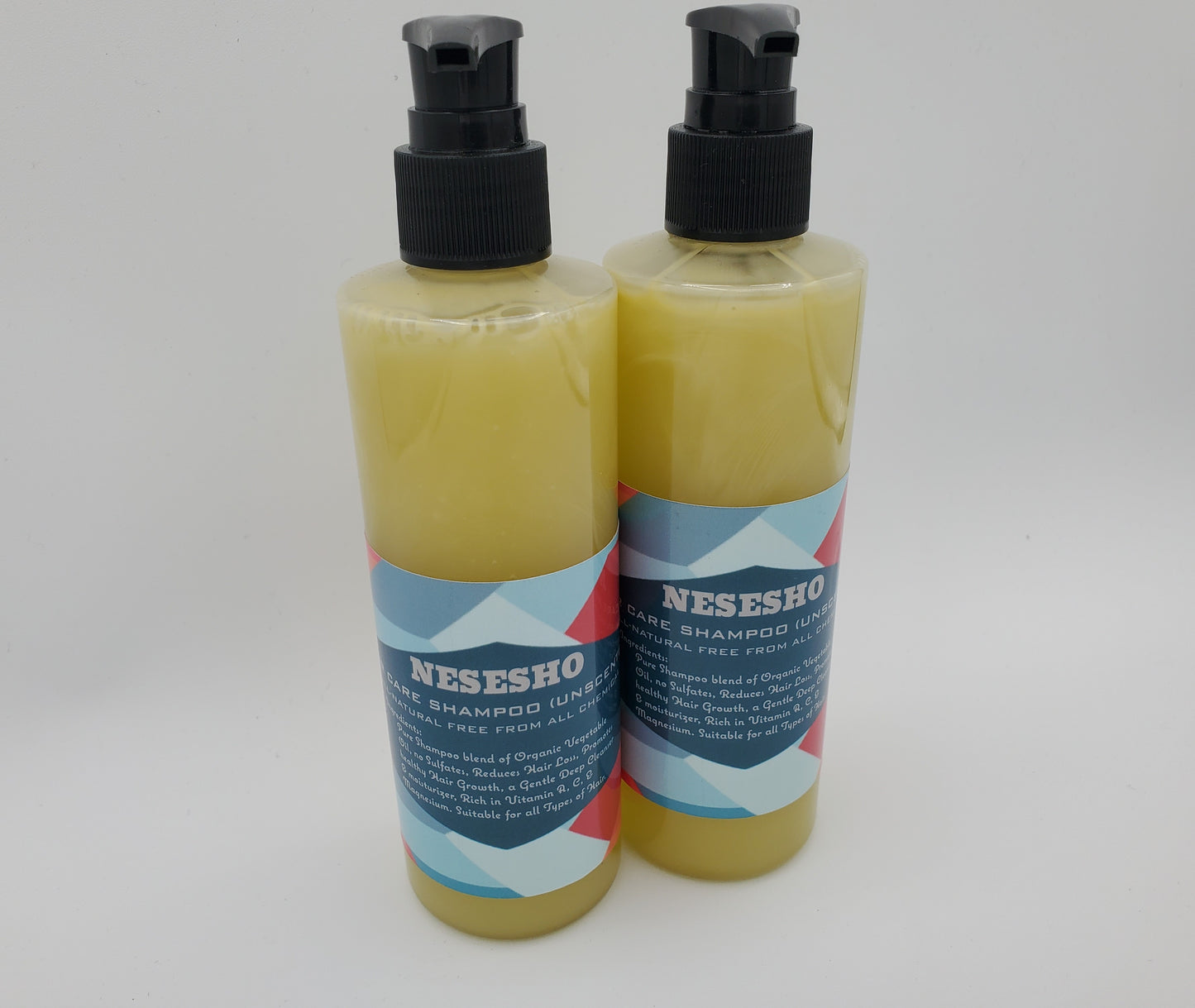 Pure Essence: Unscented All-Natural Shampoo, Chemical-Free Glam - Set