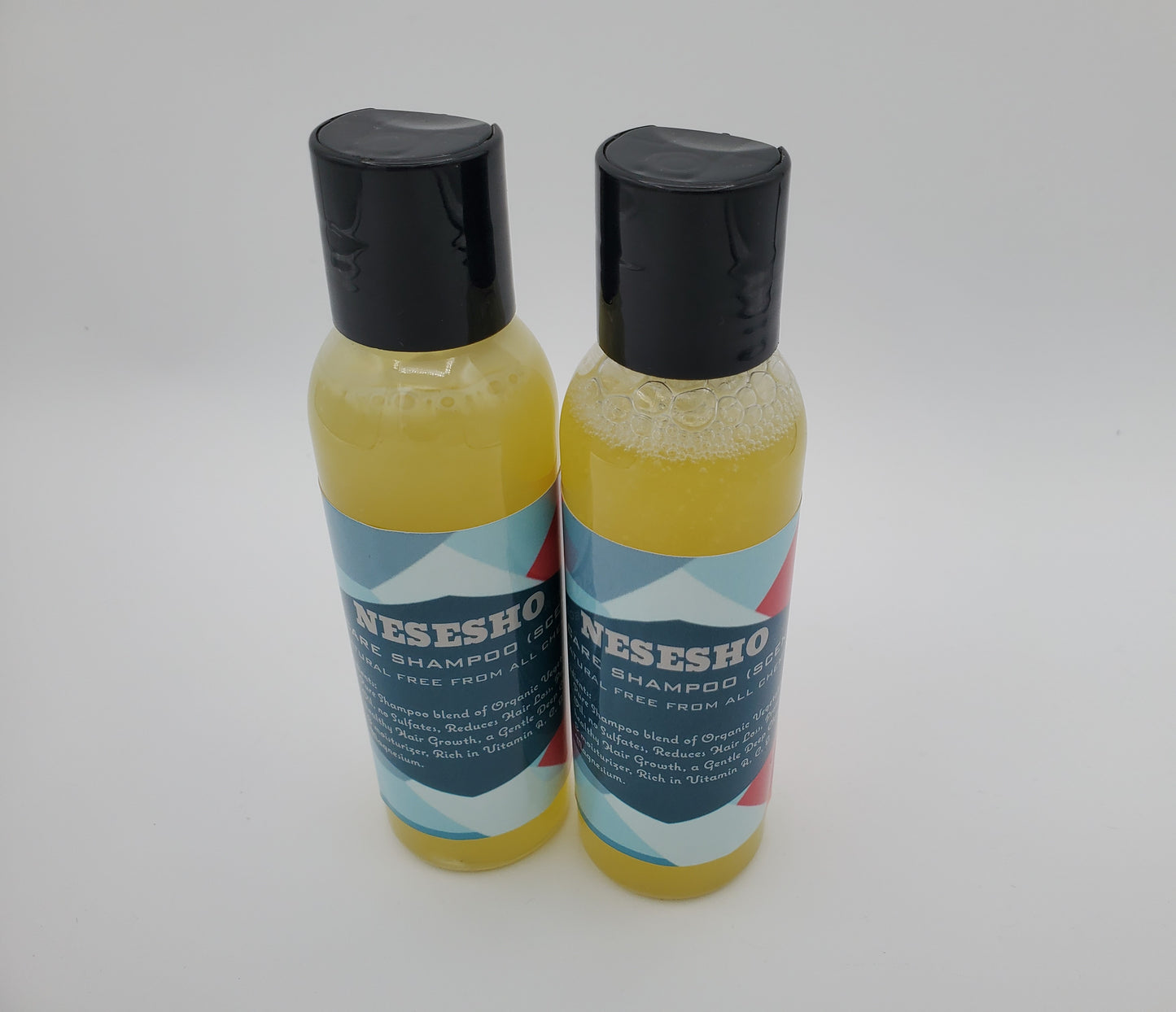 Aromatic Locks: Elevate Your Haircare with Scented All-Natural Shampoo, No Chemicals - 2 Bottles