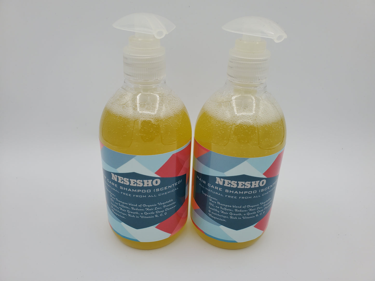 Fragrant Renewal: Elevate Your Haircare Routine with Scented All-Natural Shampoo, No Chemicals! - 2 Bottles