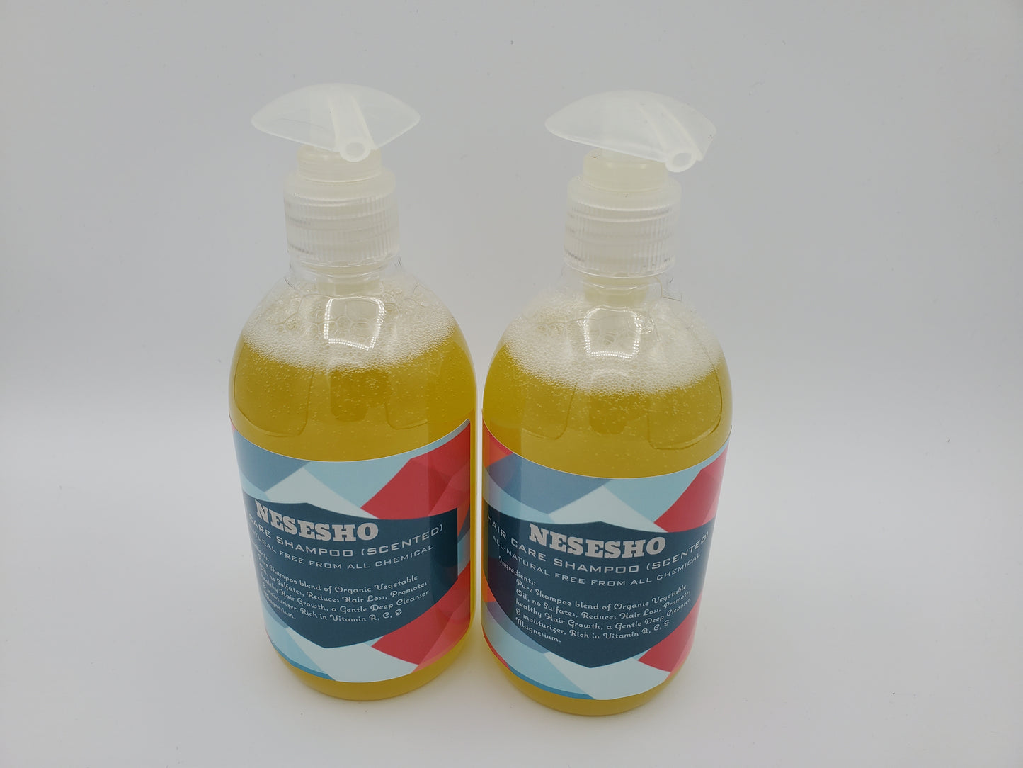 Fragrant Renewal: Elevate Your Haircare Routine with Scented All-Natural Shampoo, No Chemicals! - 2 Bottles