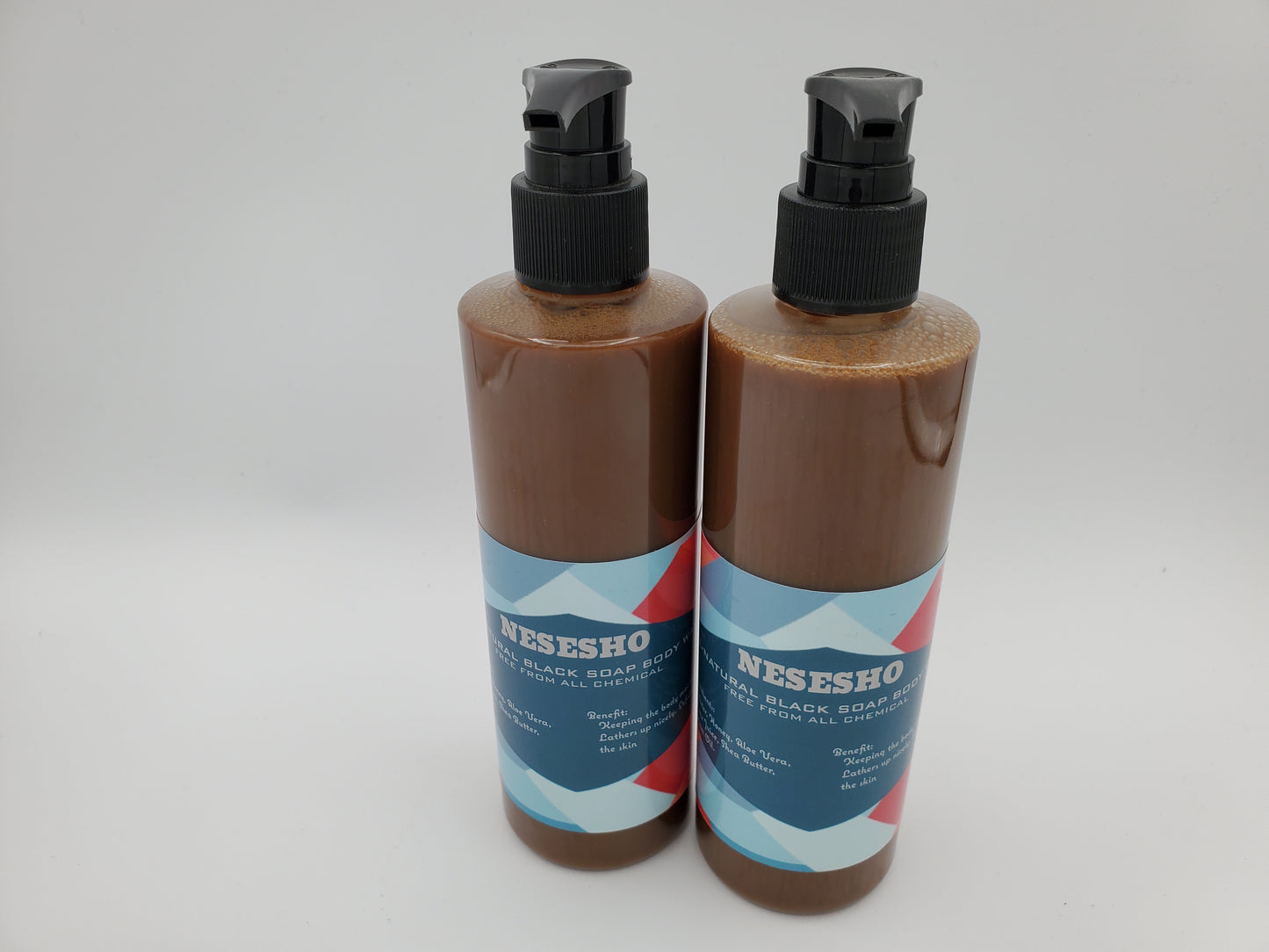 Unleash Your Glow with Our All-Natural Black Soap Body Wash for Radiant Skin - Set