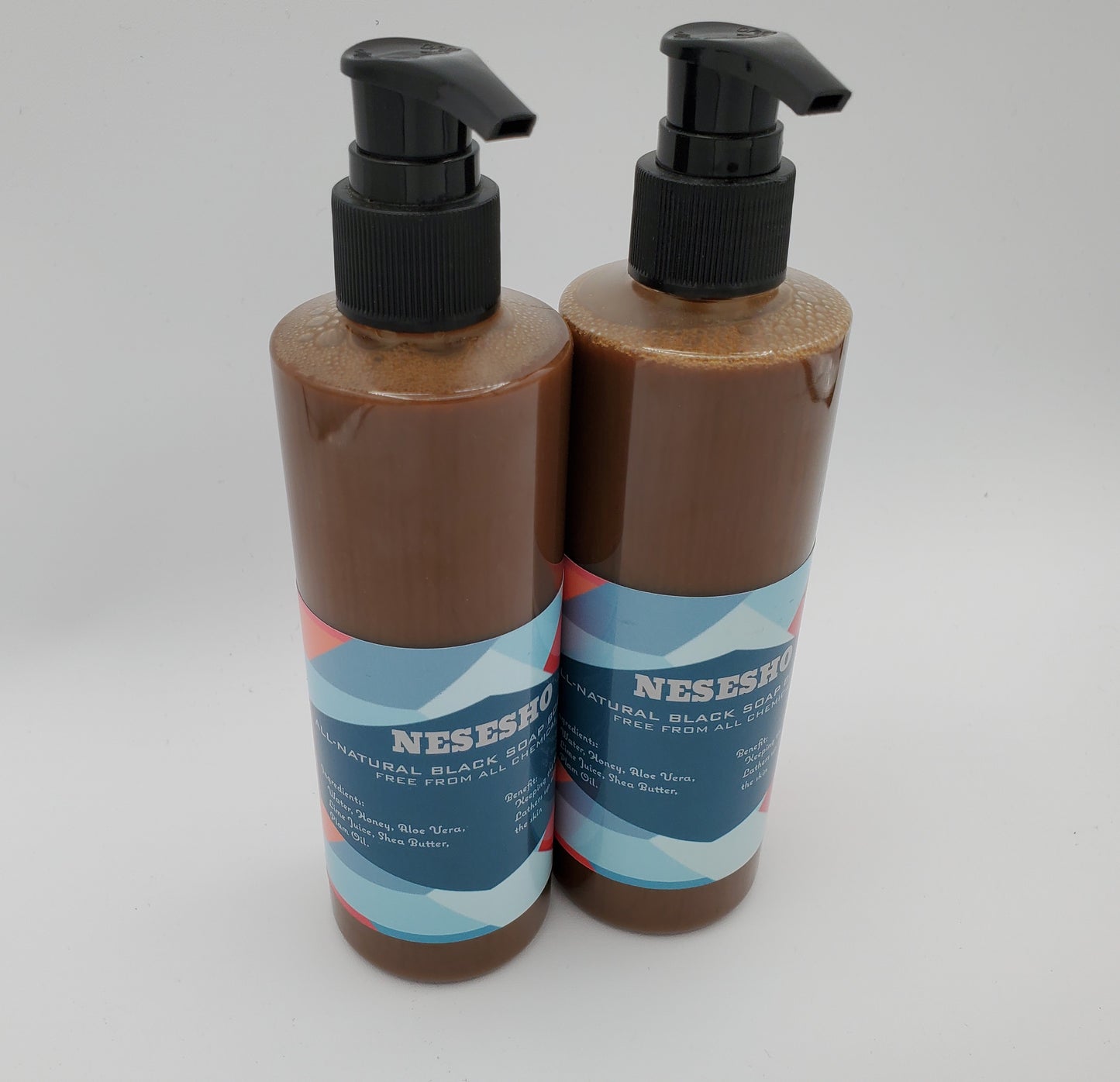 Unleash Your Glow with Our All-Natural Black Soap Body Wash for Radiant Skin - Set