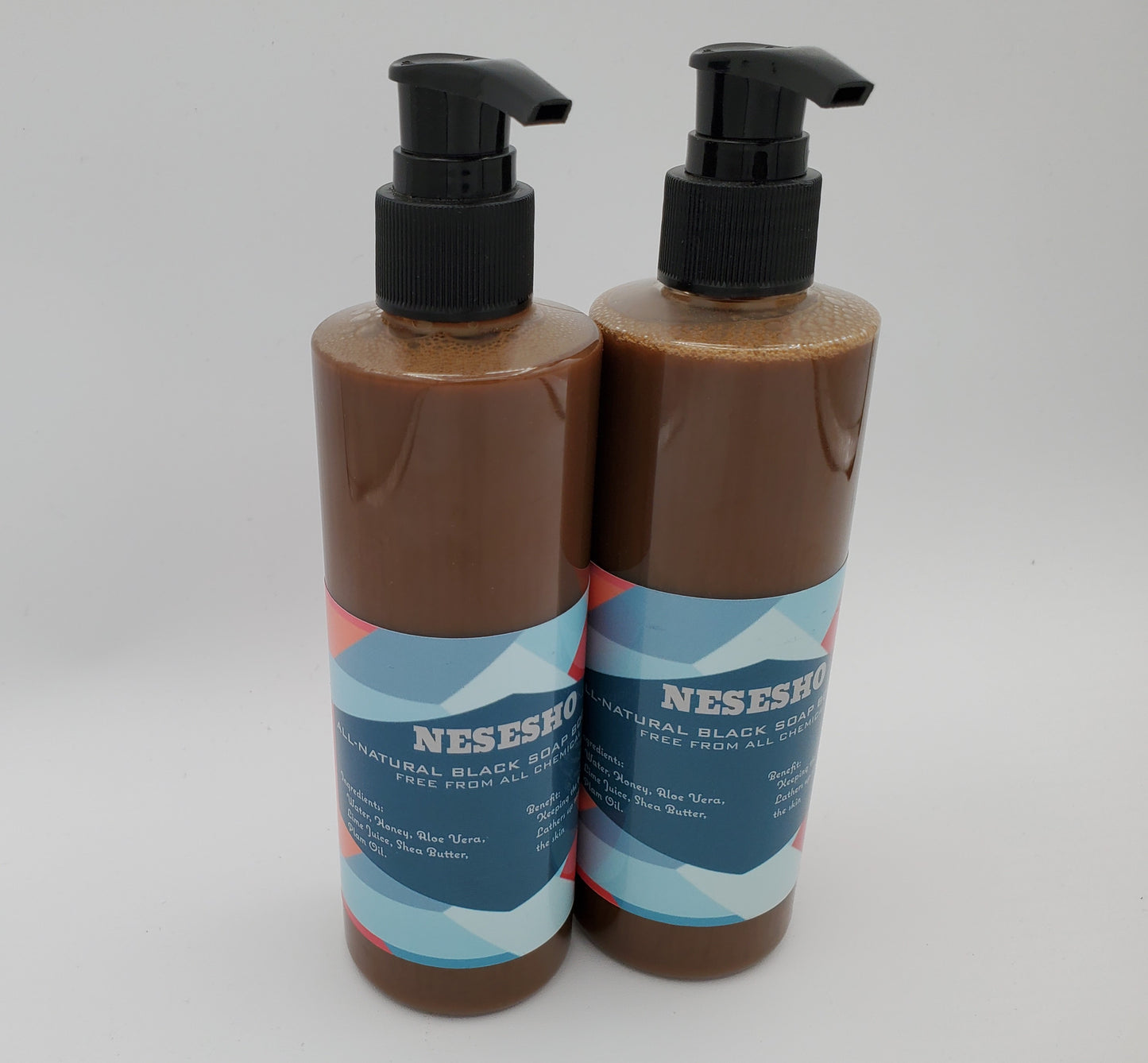 Unleash Your Glow with Our All-Natural Black Soap Body Wash for Radiant Skin - Set