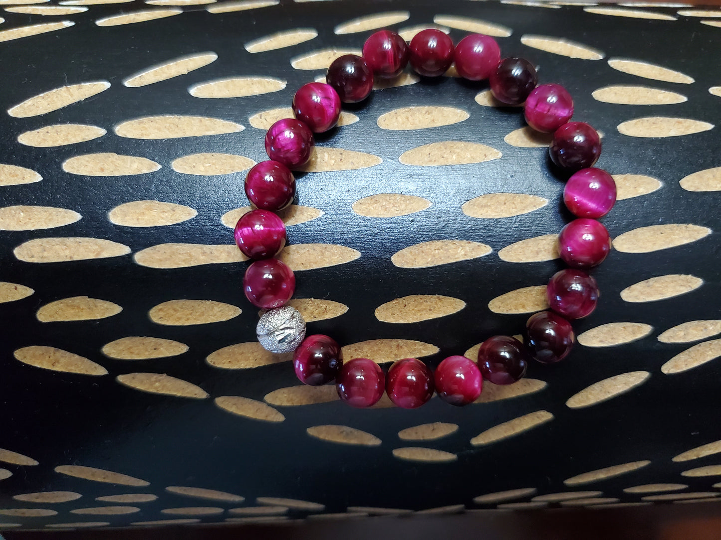 Red Tiger Eye Gemstone Bracelet