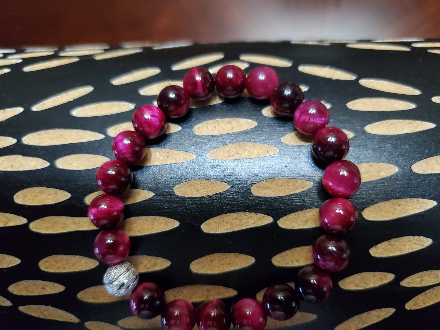 Red Tiger Eye Gemstone Bracelet