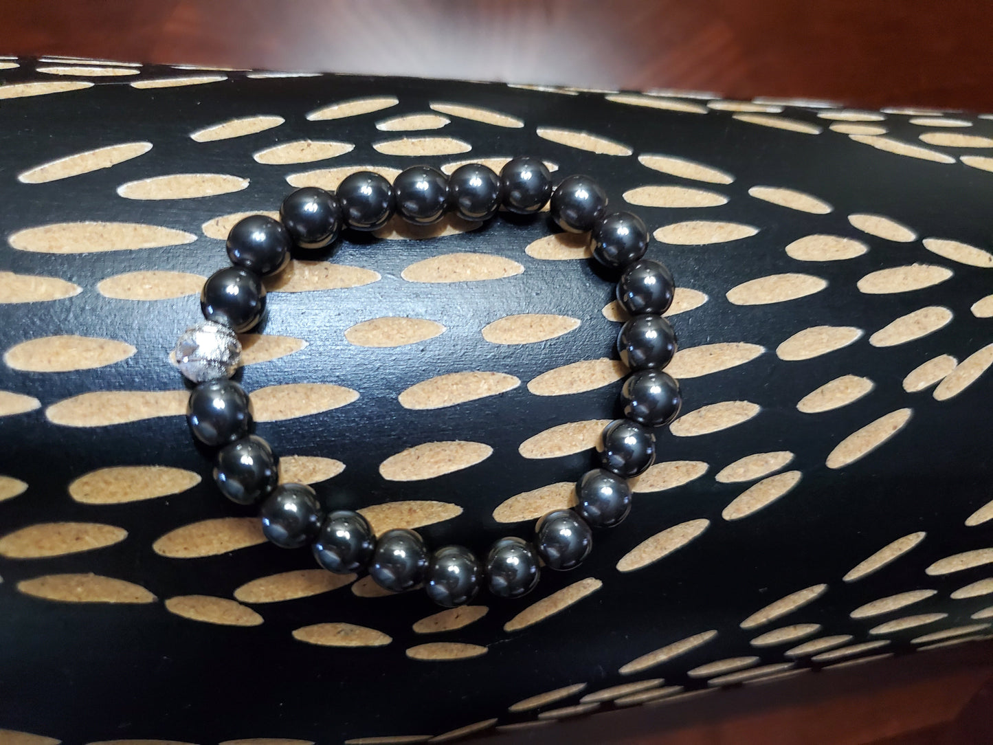 Hematite Bracelet with Silver