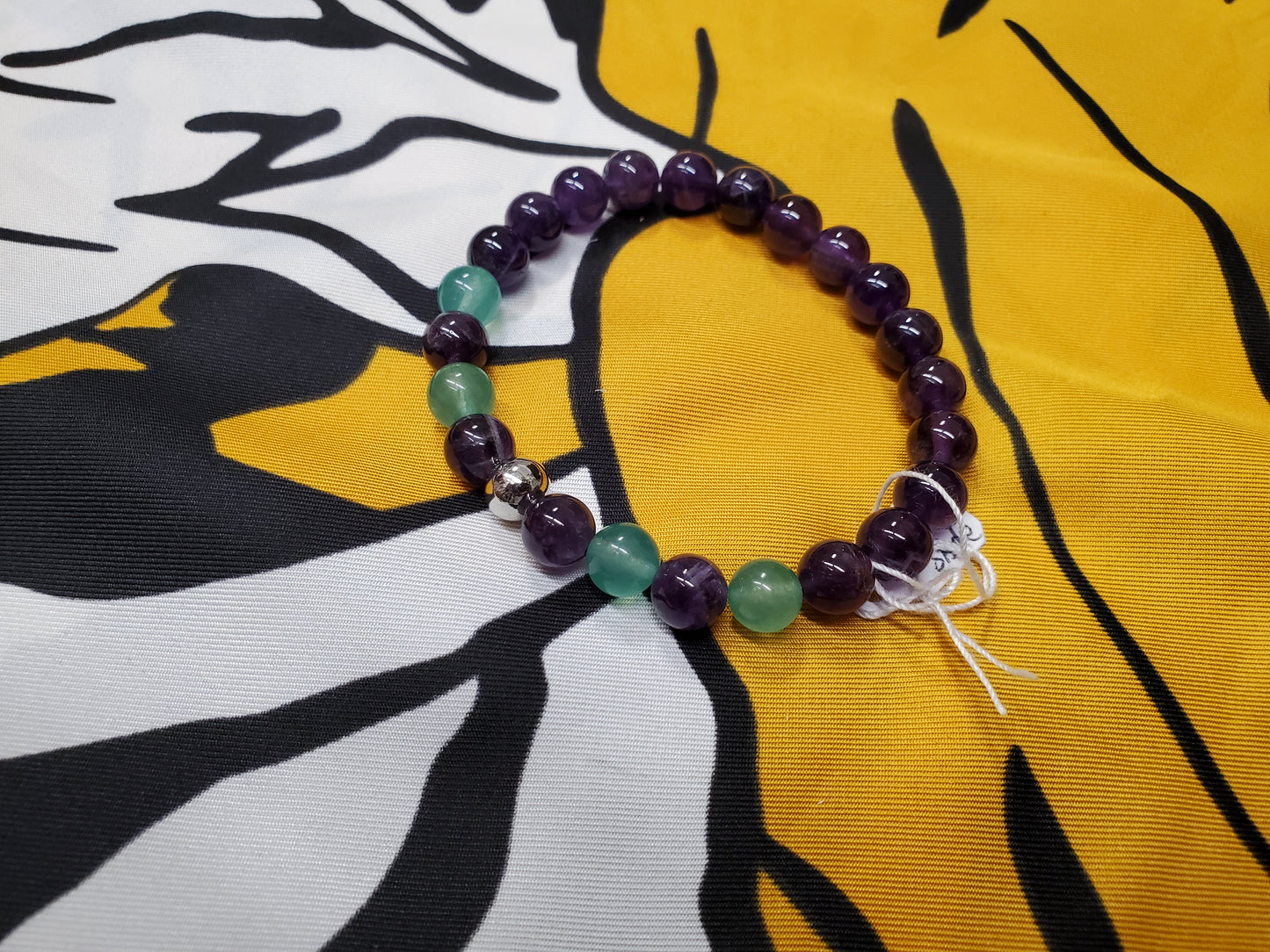 Amethyst & Jade Bracelet